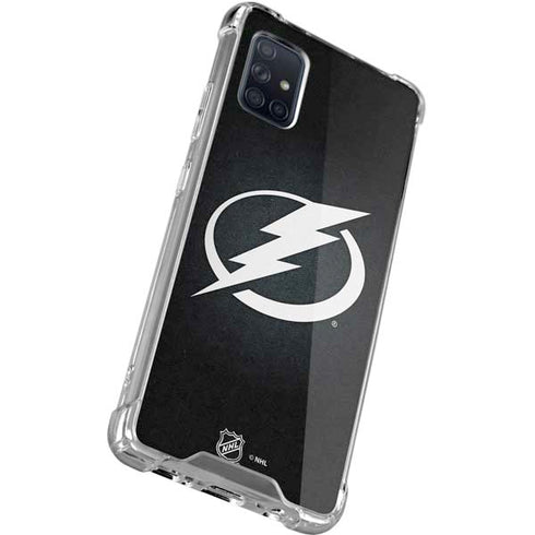NHL Tampa Bay Lightning Black Background Galaxy A71 5G Clear Case