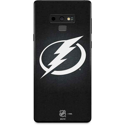 NHL Tampa Bay Lightning Black Background Galaxy Note 9 Skin