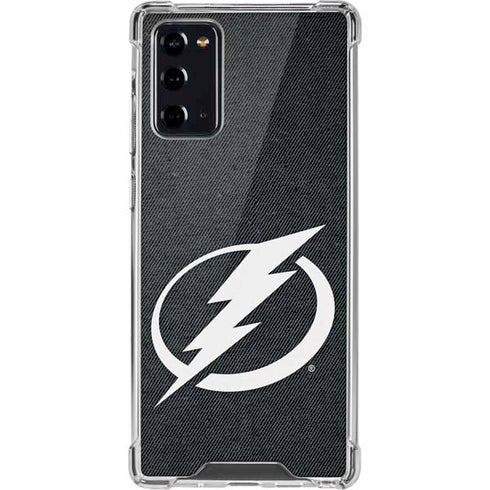 NHL Tampa Bay Lightning Black Background Galaxy Note20 5G Clear Case