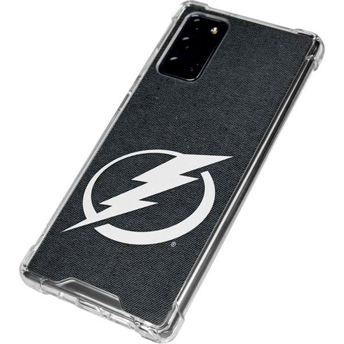 NHL Tampa Bay Lightning Black Background Galaxy Note20 5G Clear Case