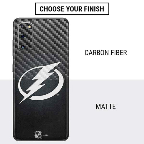 NHL Tampa Bay Lightning Black Background Galaxy S20 Skin