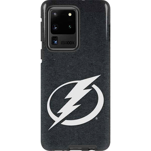 NHL Tampa Bay Lightning Black Background Galaxy S20 Ultra 5G Pro Case