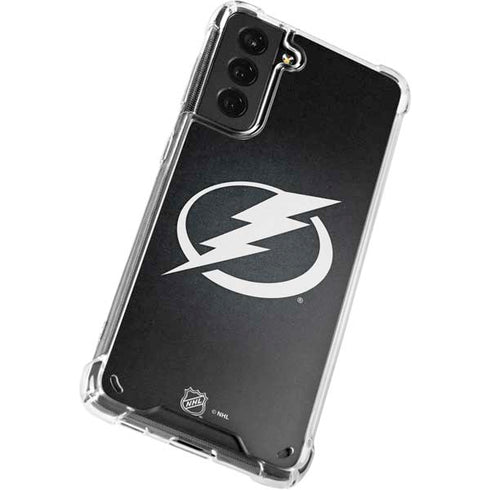 NHL Tampa Bay Lightning Black Background Galaxy S21 5G Clear Case