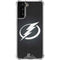 NHL Tampa Bay Lightning Black Background Galaxy S21 Plus 5G Clear Case