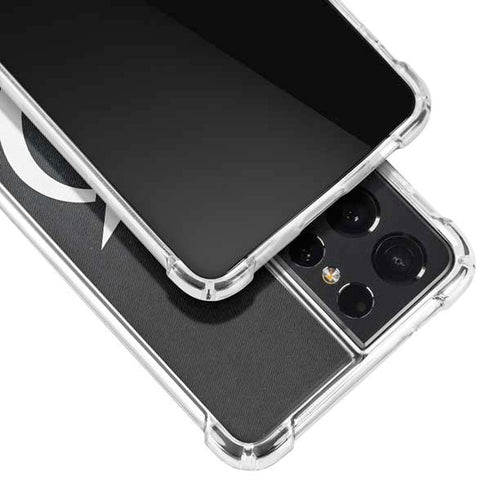 NHL Tampa Bay Lightning Black Background Galaxy S21 Ultra 5G Clear Case