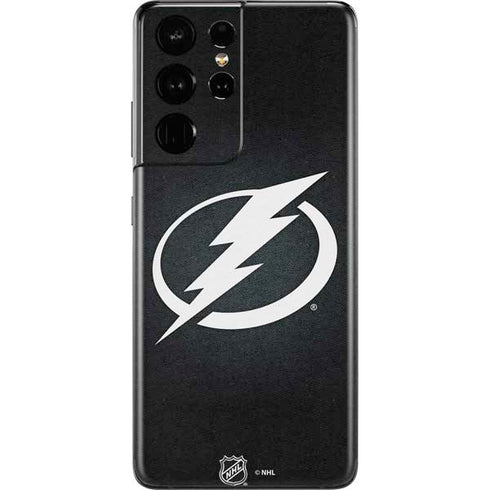 NHL Tampa Bay Lightning Black Background Galaxy S21 Ultra 5G Skin