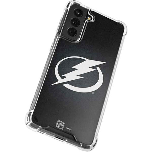 NHL Tampa Bay Lightning Black Background Galaxy S22 Clear Case