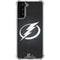 NHL Tampa Bay Lightning Black Background Galaxy S22 Plus Clear Case