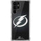 NHL Tampa Bay Lightning Black Background Galaxy S22 Ultra Clear Case