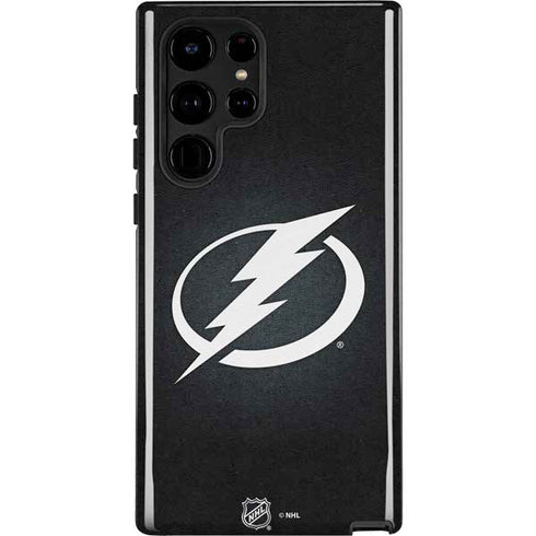NHL Tampa Bay Lightning Black Background Galaxy S22 Ultra Pro Case