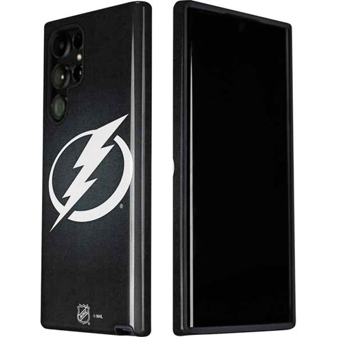 NHL Tampa Bay Lightning Black Background Galaxy S22 Ultra Pro Case