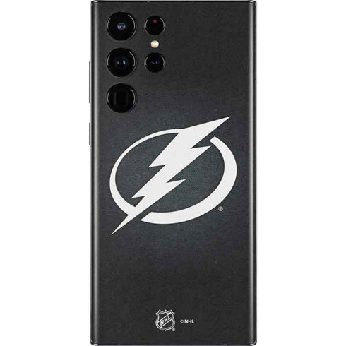 NHL Tampa Bay Lightning Black Background Galaxy S22 Ultra Skin