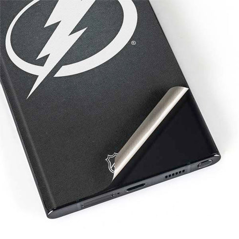 NHL Tampa Bay Lightning Black Background Galaxy S22 Ultra Skin