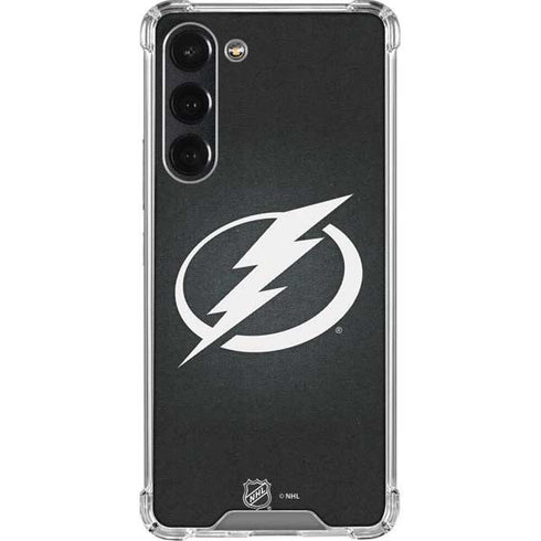 NHL Tampa Bay Lightning Black Background Galaxy S23 Plus Clear Case
