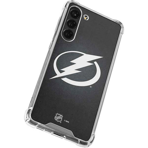 NHL Tampa Bay Lightning Black Background Galaxy S23 Plus Clear Case