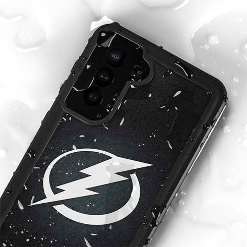 NHL Tampa Bay Lightning Black Background Galaxy S23 Plus Waterproof Case