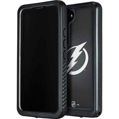 NHL Tampa Bay Lightning Black Background Galaxy S23 Waterproof Case