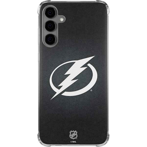 NHL Tampa Bay Lightning Black Background Galaxy S24 Plus Clear Case