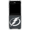 NHL Tampa Bay Lightning Black Background Galaxy Z Flip5 5G Clear Case