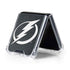 NHL Tampa Bay Lightning Black Background Galaxy Z Flip5 5G Clear Case