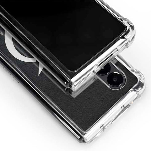 NHL Tampa Bay Lightning Black Background Galaxy Z Fold4 5G Clear Case