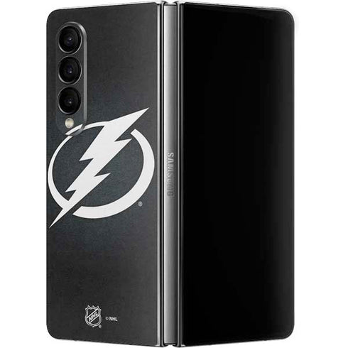 NHL Tampa Bay Lightning Black Background Galaxy Z Fold4 5G Skin