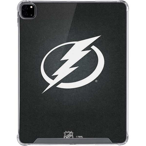 NHL Tampa Bay Lightning Black Background iPad Pro 12.9in (2020) Clear Case