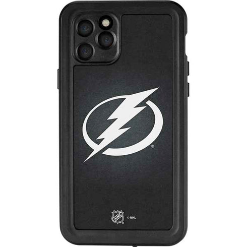 NHL Tampa Bay Lightning Black Background iPhone 11 Pro Waterproof Case