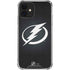 NHL Tampa Bay Lightning Black Background iPhone 12 Clear Case