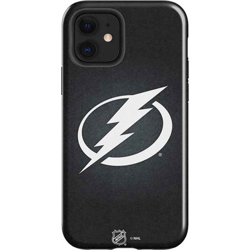 NHL Tampa Bay Lightning Black Background iPhone 12 Impact Case