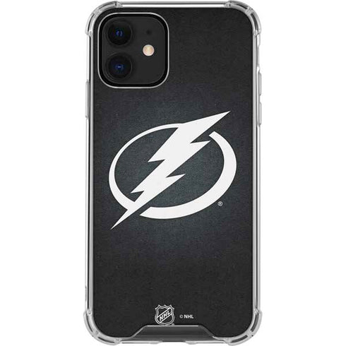 NHL Tampa Bay Lightning Black Background iPhone 12 Mini Clear Case