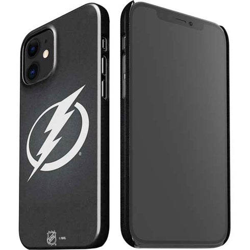NHL Tampa Bay Lightning Black Background iPhone 12 Mini Lite Case