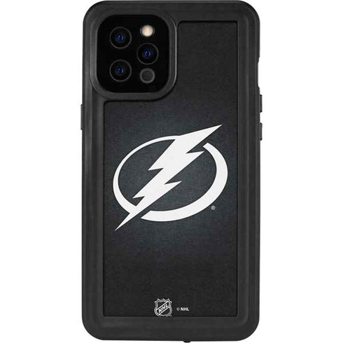 NHL Tampa Bay Lightning Black Background iPhone 12 Pro Max Waterproof Case