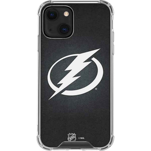 NHL Tampa Bay Lightning Black Background iPhone 13 Clear Case