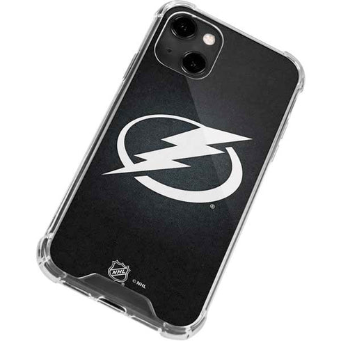 NHL Tampa Bay Lightning Black Background iPhone 13 Clear Case