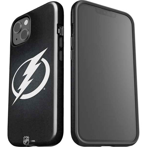 NHL Tampa Bay Lightning Black Background iPhone 13 Impact Case
