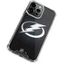 NHL Tampa Bay Lightning Black Background iPhone 13 Pro Clear Case