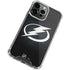NHL Tampa Bay Lightning Black Background iPhone 13 Pro Max Clear Case