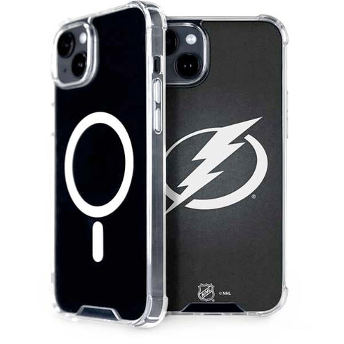 NHL Tampa Bay Lightning Black Background iPhone 15 Plus MagSafe Case