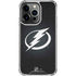 NHL Tampa Bay Lightning Black Background iPhone 15 Pro Clear Case