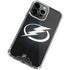 NHL Tampa Bay Lightning Black Background iPhone 15 Pro Clear Case