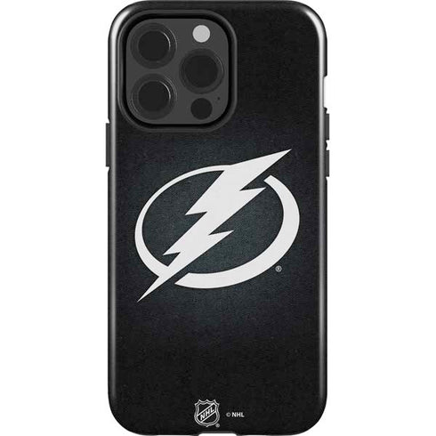 NHL Tampa Bay Lightning Black Background iPhone 15 Pro Impact Case