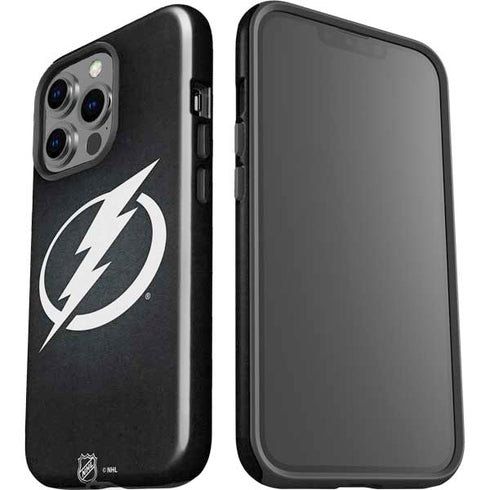 NHL Tampa Bay Lightning Black Background iPhone 15 Pro Impact Case
