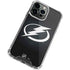 NHL Tampa Bay Lightning Black Background iPhone 15 Pro Max Clear Case