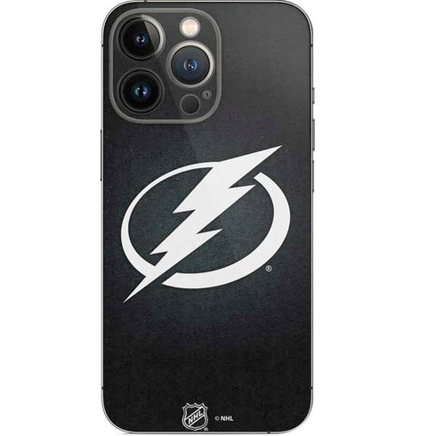 NHL Tampa Bay Lightning Black Background iPhone 14 Pro Skin