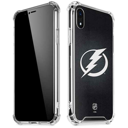 NHL Tampa Bay Lightning Black Background iPhone XR Clear Case