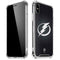 NHL Tampa Bay Lightning Black Background iPhone XS Max Clear Case