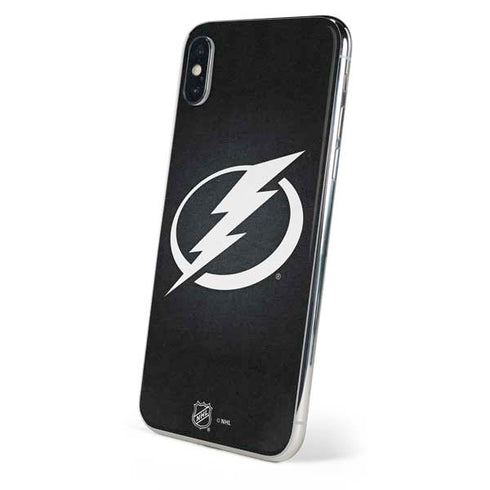 NHL Tampa Bay Lightning Black Background iPhone XS Max Skin