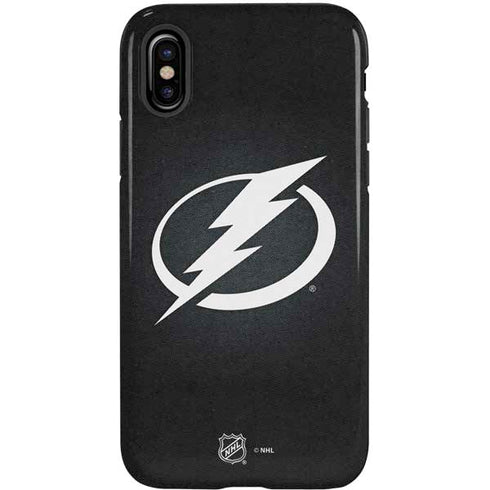 NHL Tampa Bay Lightning Black Background iPhone XS Pro Case