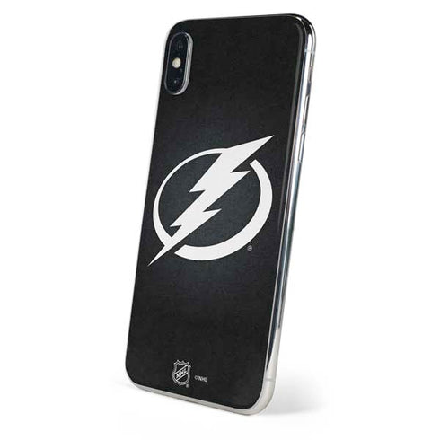 NHL Tampa Bay Lightning Black Background iPhone XS Skin